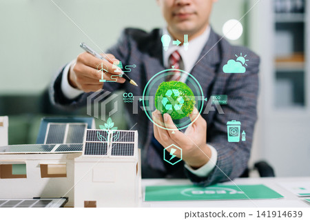 Circular economy strategies, LCA, and sustainable solutions to reduce waste, cut carbon footprints, and maximize resources for a positive environmental impact. 141914639