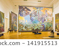 捷克共和國莫拉夫斯基克魯姆洛夫，穆夏傑作《斯拉夫史詩》展覽現場 141915513