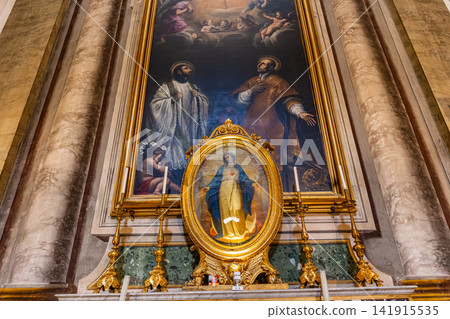 Sant Ignazio church , Rome, Italy Sant Ignazio church , Rome, Italy 141915535