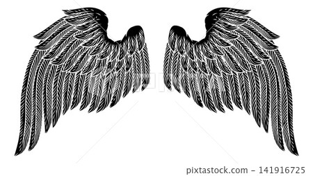 Bird Feather Angel Eagle Wings Pegasus Design Bird Feather Angel Eagle Wings Pegasus Design 141916725