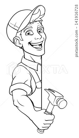 Hammer Carpenter Construction Builder Handyman Hammer Carpenter Construction Builder Handyman 141916728