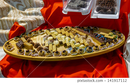 Small cakes on plate Small cakes on plate 141917112