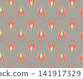 Stylish peacock ornament modern seamless pattern element. Vintage classical old fashioned damask ornament, seamless texture for wallpapers, textile. 141917329