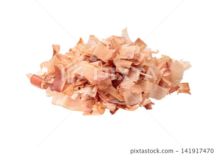 PNG image of a small portion of shaved bonito flakes cut out. PNG image of a small portion of shaved bonito flakes cut out. 141917470