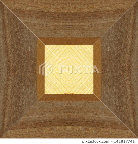 Walnut and Pine Wood Marquetry Compass Star Parquet Pattern Texture Walnut and Pine Wood Marquetry Compass Star Parquet Pattern Texture 141917741