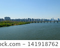 Han River Park Promenade and Lush Greenery in Seoul 141918762