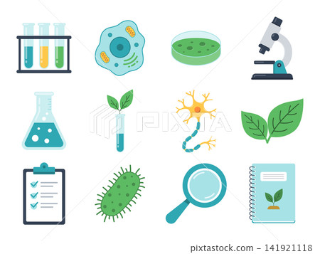 Biology Science Icon Collection 1 Biology Science Icon Collection 1 141921118