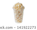 Popcorn in a clear cup 141922273