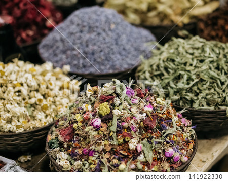 Spices in Baku market - Azerbaijan: seeds and other plant substance primarily used for flavoring or coloring food Spices in Baku market - Azerbaijan: seeds and other plant substance primarily used for flavoring or coloring food 141922330