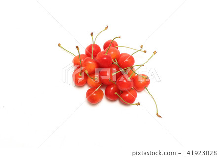 Cherry on white background Cherry on white background 141923028