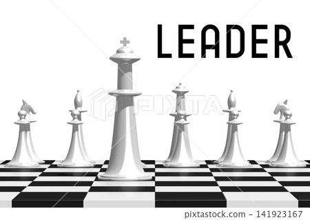3D chess - leadership concept 3D chess - leadership concept 141923167