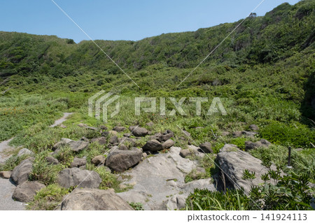 城島海岸的景色,藍天綠草盡收眼底。 城島海岸的景色,藍天綠草盡收眼底。 141924113