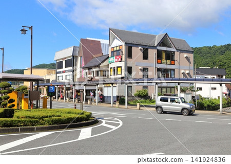 鬼怒川溫泉站前的景色 鬼怒川溫泉站前的景色 141924836