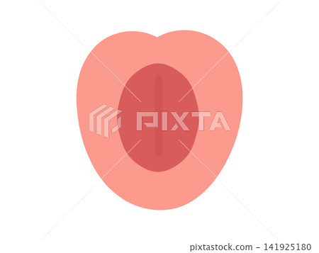 Tongue health (red tongue) - Illustration Tongue health (red tongue) - Illustration 141925180