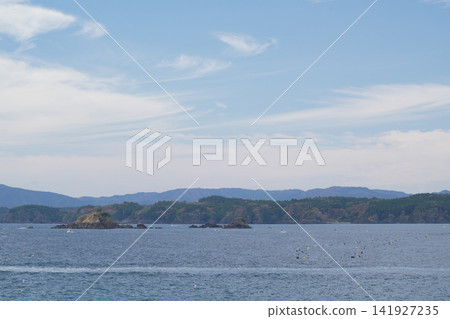 Miyagi Prefecture, Minamisanriku Town, Tomarizaki Peninsula, Tomarihama Fishing Port Miyagi Prefecture, Minamisanriku Town, Tomarizaki Peninsula, Tomarihama Fishing Port 141927235