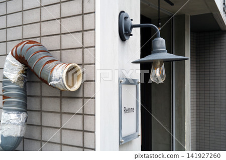 Flexible ductwork and lighting on the wall 141927260