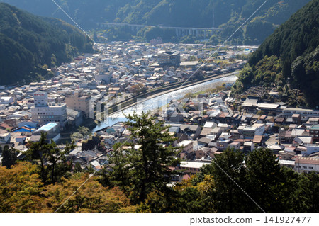 A view of the city of Gujo Hachiman from Gujo Hachiman Castle. A view of the city of Gujo Hachiman from Gujo Hachiman Castle. 141927477