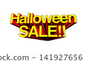 Three-dimensional English letter logos and titles/headline illustrations for Black Friday and various seasonal sales. 141927656
