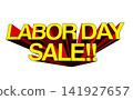 Three-dimensional English letter logos and titles/headline illustrations for Black Friday and various seasonal sales. 141927657