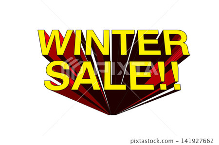 Three-dimensional English letter logos and titles/headline illustrations for Black Friday and various seasonal sales. 141927662