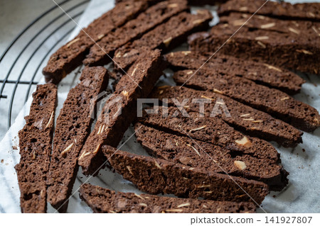 Homemade treats: freshly baked biscotti Homemade treats: freshly baked biscotti 141927807
