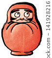 A Daruma doll with cute eyes 141928216