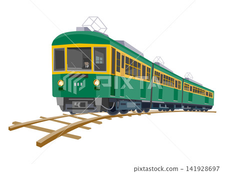 列車插圖 - 江之電300系列車 141928697