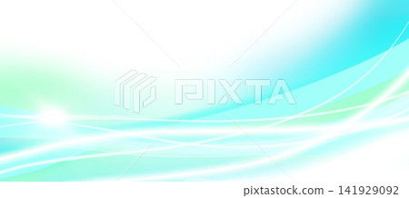 抽象背景,帶有半透明的藍色和綠色曲線 抽象背景,帶有半透明的藍色和綠色曲線 141929092