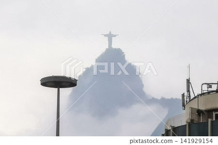Christ the Redeemer on Corcovado mountain Rio de Janeiro Brazil. Christ the Redeemer on Corcovado mountain Rio de Janeiro Brazil. 141929154