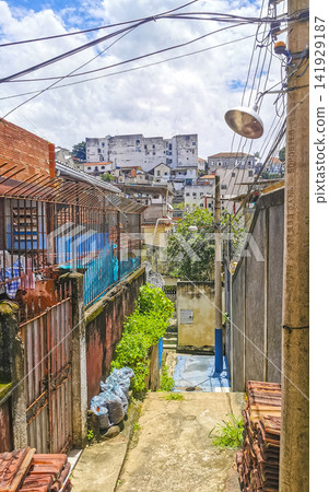 Rio de Janeiro Brazil City Buildings Cityscape and Mountain Panorama. Rio de Janeiro Brazil City Buildings Cityscape and Mountain Panorama. 141929187