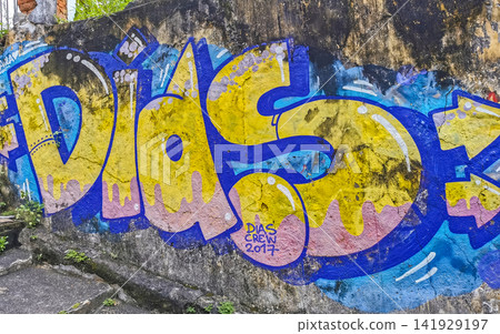 Rio de Janeiro Brazil City Street Art Graffiti and Paintings. Rio de Janeiro Brazil City Street Art Graffiti and Paintings. 141929197