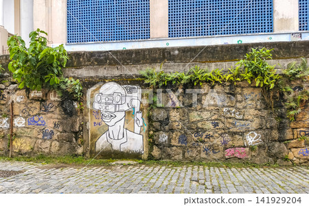 Rio de Janeiro Brazil City Street Art Graffiti and Paintings. Rio de Janeiro Brazil City Street Art Graffiti and Paintings. 141929204
