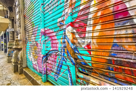 Rio de Janeiro Brazil City Street Art Graffiti and Paintings. 141929248