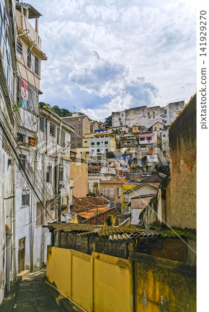 Rio de Janeiro Brazil City Buildings Cityscape and Mountain Panorama. Rio de Janeiro Brazil City Buildings Cityscape and Mountain Panorama. 141929270