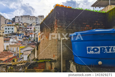 Rio de Janeiro Brazil City Buildings Cityscape and Mountain Panorama. Rio de Janeiro Brazil City Buildings Cityscape and Mountain Panorama. 141929271