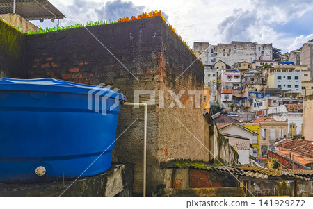 Rio de Janeiro Brazil City Buildings Cityscape and Mountain Panorama. Rio de Janeiro Brazil City Buildings Cityscape and Mountain Panorama. 141929272