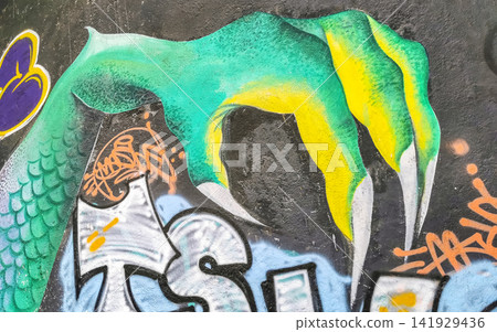 Rio de Janeiro Brazil City Street Art Graffiti and Paintings. Rio de Janeiro Brazil City Street Art Graffiti and Paintings. 141929436
