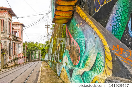 Rio de Janeiro Brazil City Street Art Graffiti and Paintings. Rio de Janeiro Brazil City Street Art Graffiti and Paintings. 141929437