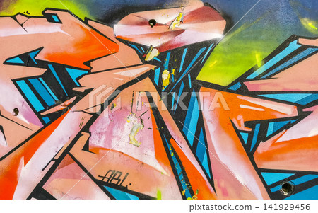 Rio de Janeiro Brazil City Street Art Graffiti and Paintings. Rio de Janeiro Brazil City Street Art Graffiti and Paintings. 141929456