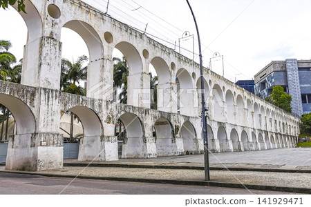 Rio de Janeiro Brazil City Arcos da Lapa bridge arches. 141929471