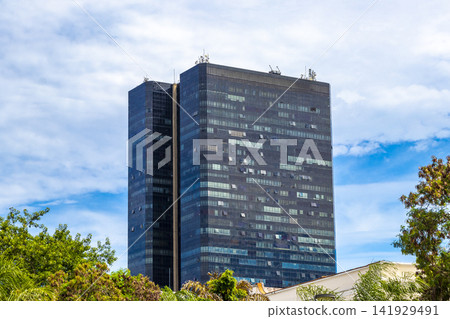 Rio de Janeiro Brazil City Downtown Cityscape and Skyline Panorama. Rio de Janeiro Brazil City Downtown Cityscape and Skyline Panorama. 141929491