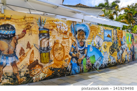 Rio de Janeiro Brazil City Street Art Graffiti and Paintings. Rio de Janeiro Brazil City Street Art Graffiti and Paintings. 141929498