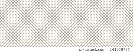 Seamless fishnet pattern texture. Repeated mesh net background. Protecting lattice against insect, fly, mosquito. Abstract geometric grid for window, doorway, door. Vector plastic fence backdrop Seamless fishnet pattern texture. Repeated mesh net background. Protecting lattice against insect, fly, mosquito. Abstract geometric grid for window, doorway, door. Vector plastic fence backdrop 141929725