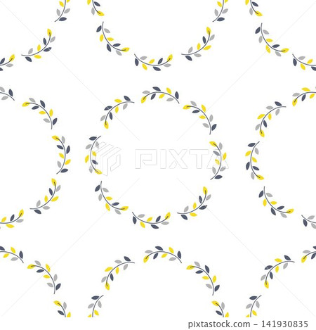 Scandinavian plants seamless pattern Scandinavian plants seamless pattern 141930835