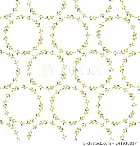 Scandinavian plants seamless pattern 141930837