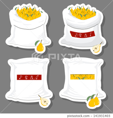 Sacks with natural food Sacks with natural food 141931403