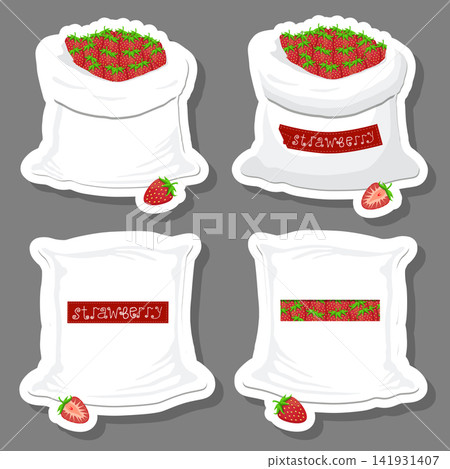 Sacks with natural food Sacks with natural food 141931407