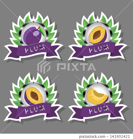 Sweet juicy tasty natural eco product plum Sweet juicy tasty natural eco product plum 141931421