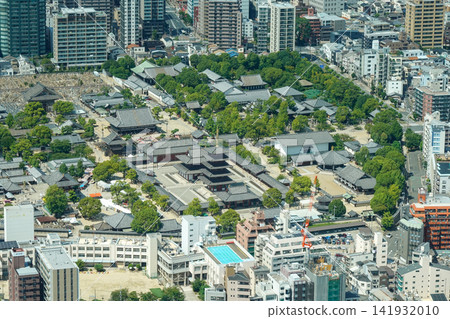 從阿倍野Harukas觀景台拍攝的360度全景（攝於2026年8月） 141932010