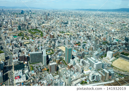 從阿倍野Harukas觀景台拍攝的360度全景(攝於2026年8月) 從阿倍野Harukas觀景台拍攝的360度全景(攝於2026年8月) 141932019